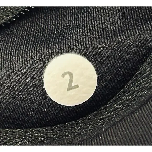 Lululemon Inspire Crop Leggings Womens Size 2 Blue & Black Burlap Texture - Picture 6 of 6